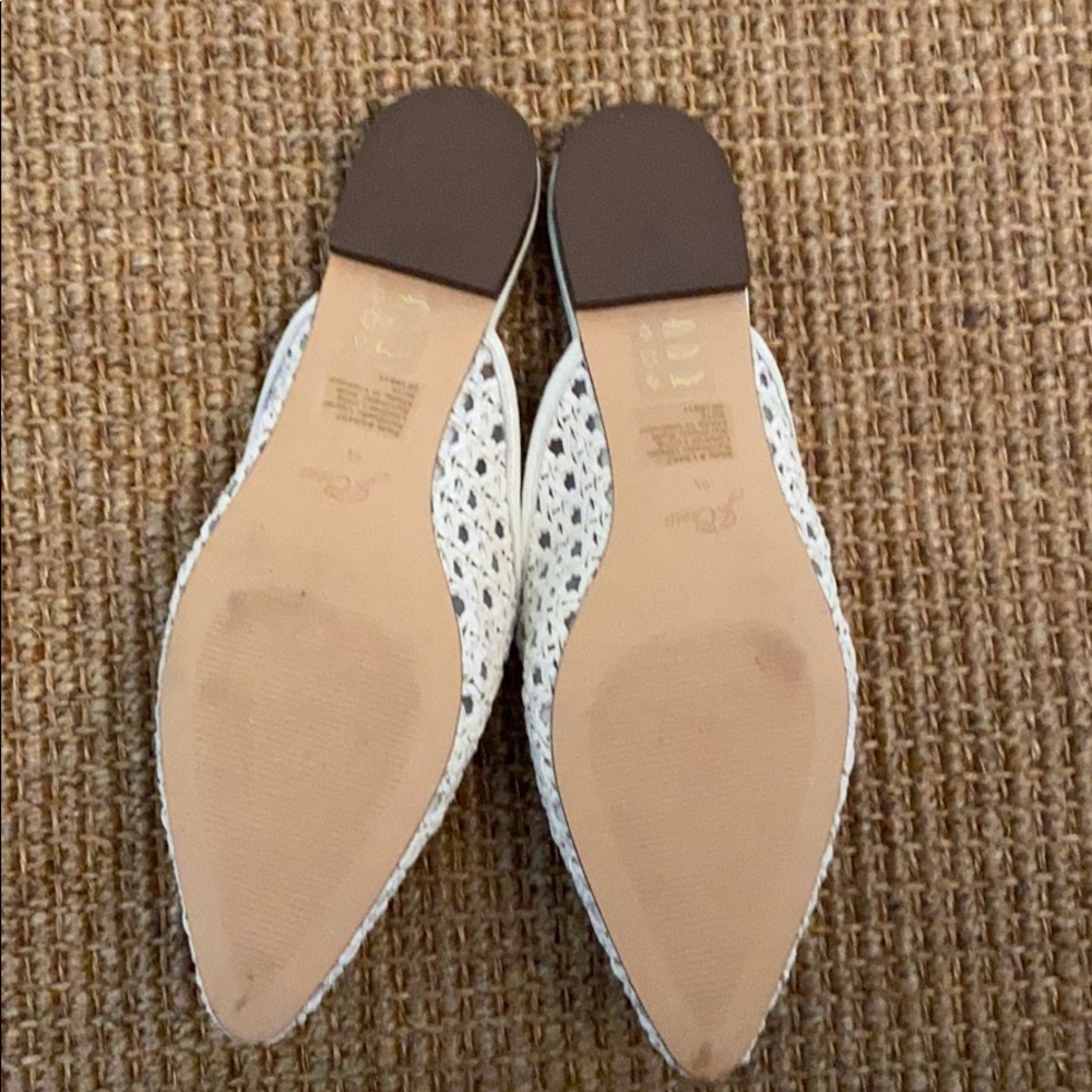 Jcrew Mule Slides || Size 9.5 || Color: White - image 3